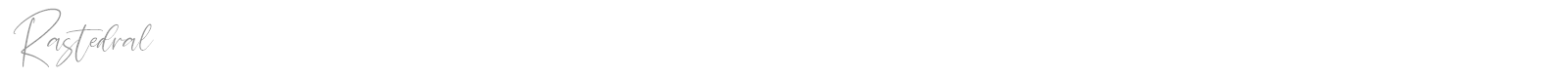 Rastedral font preview